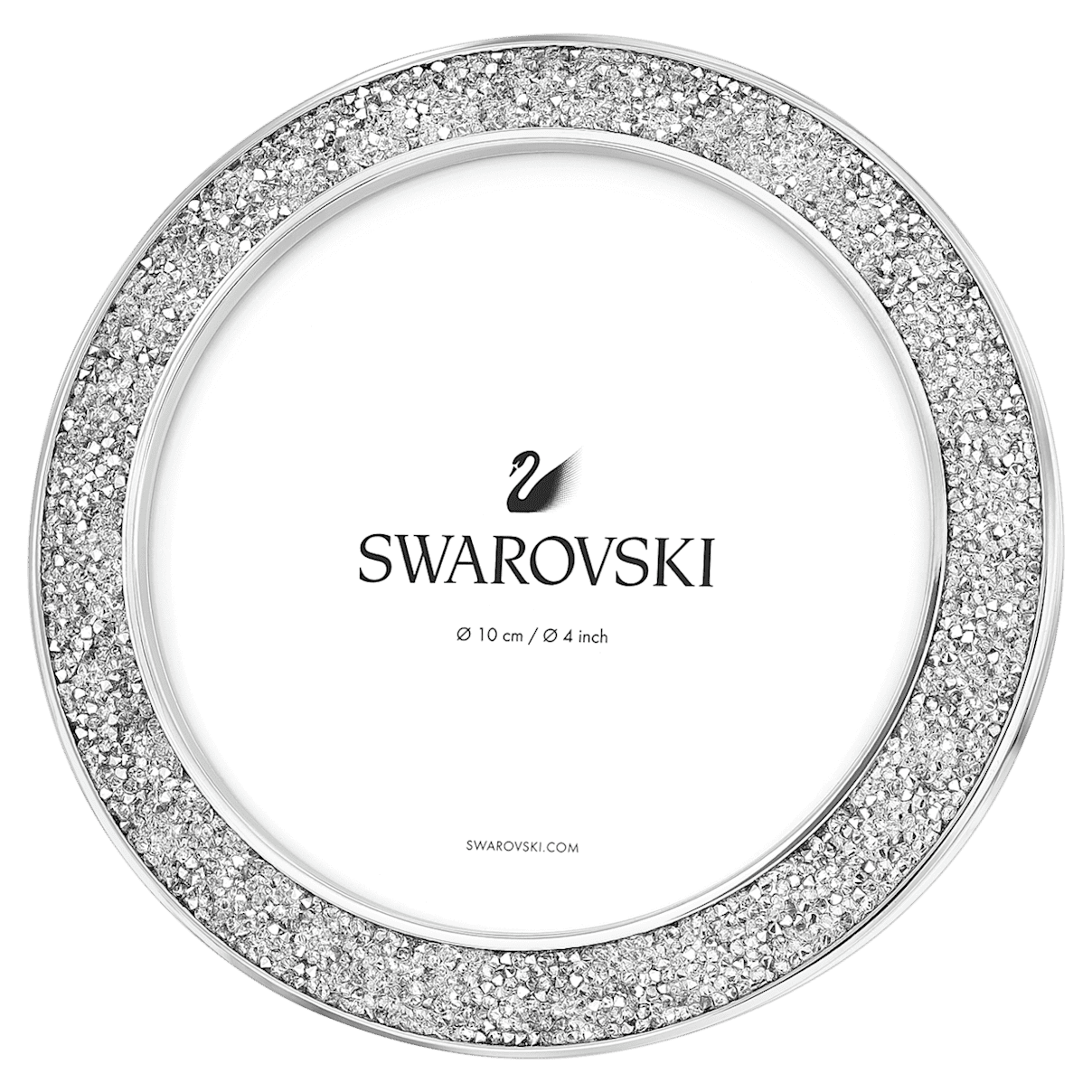 

Swarovski Cadre-photo Minera, Forme ronde, Ton argenté