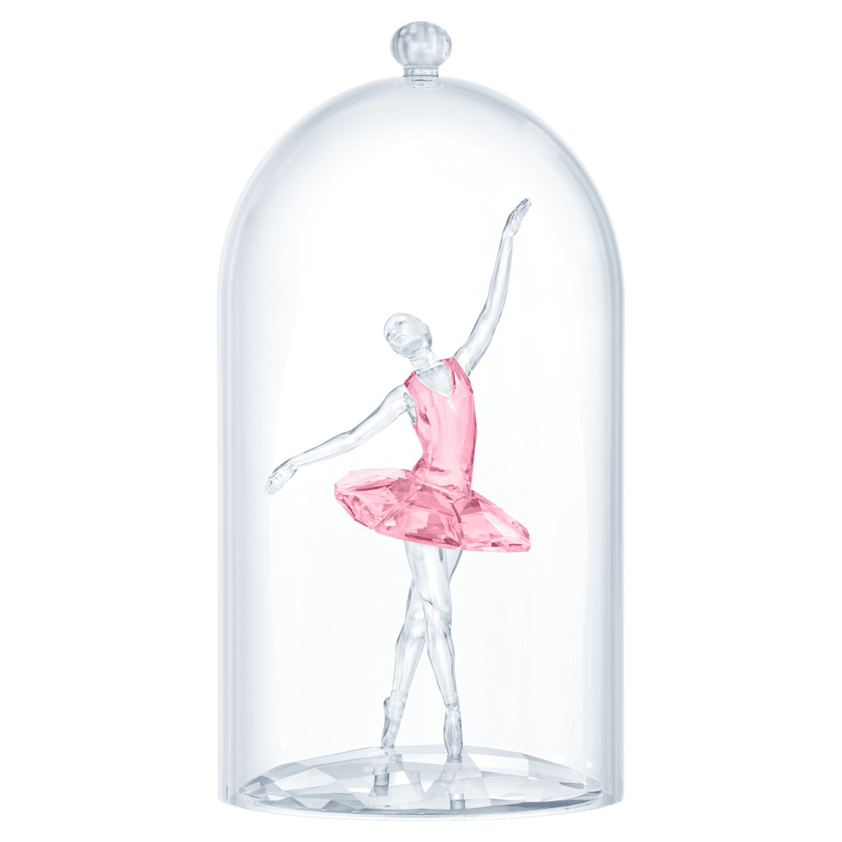 

Swarovski 仿水晶钟罩下的芭蕾舞者