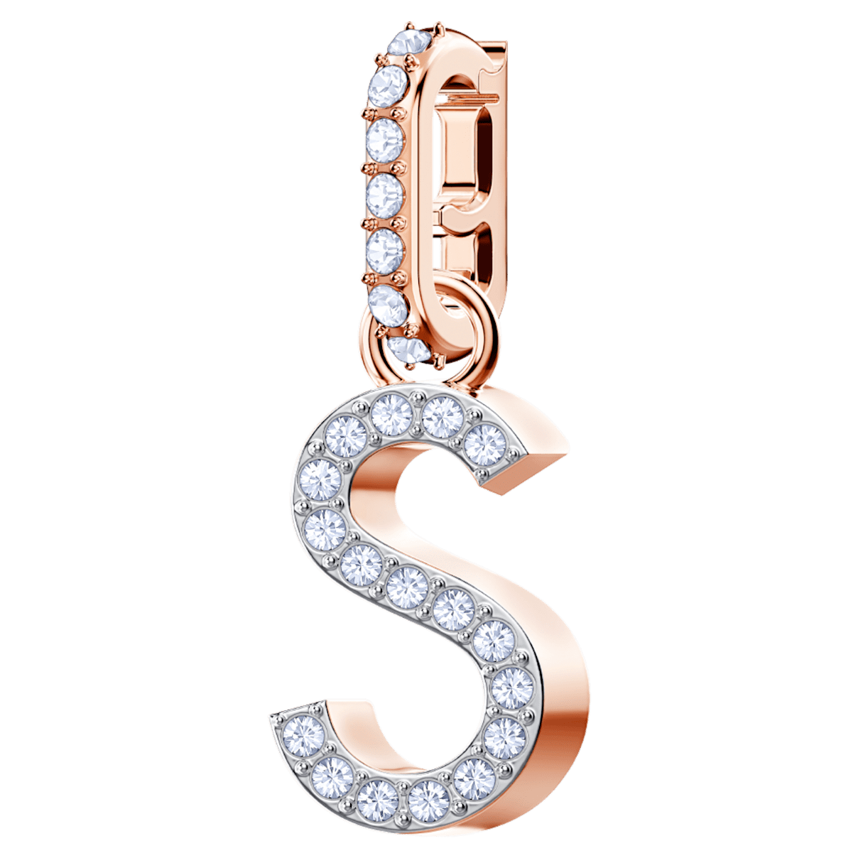 

Swarovski Remix Collection S Charm, 白色, 镀玫瑰金色调