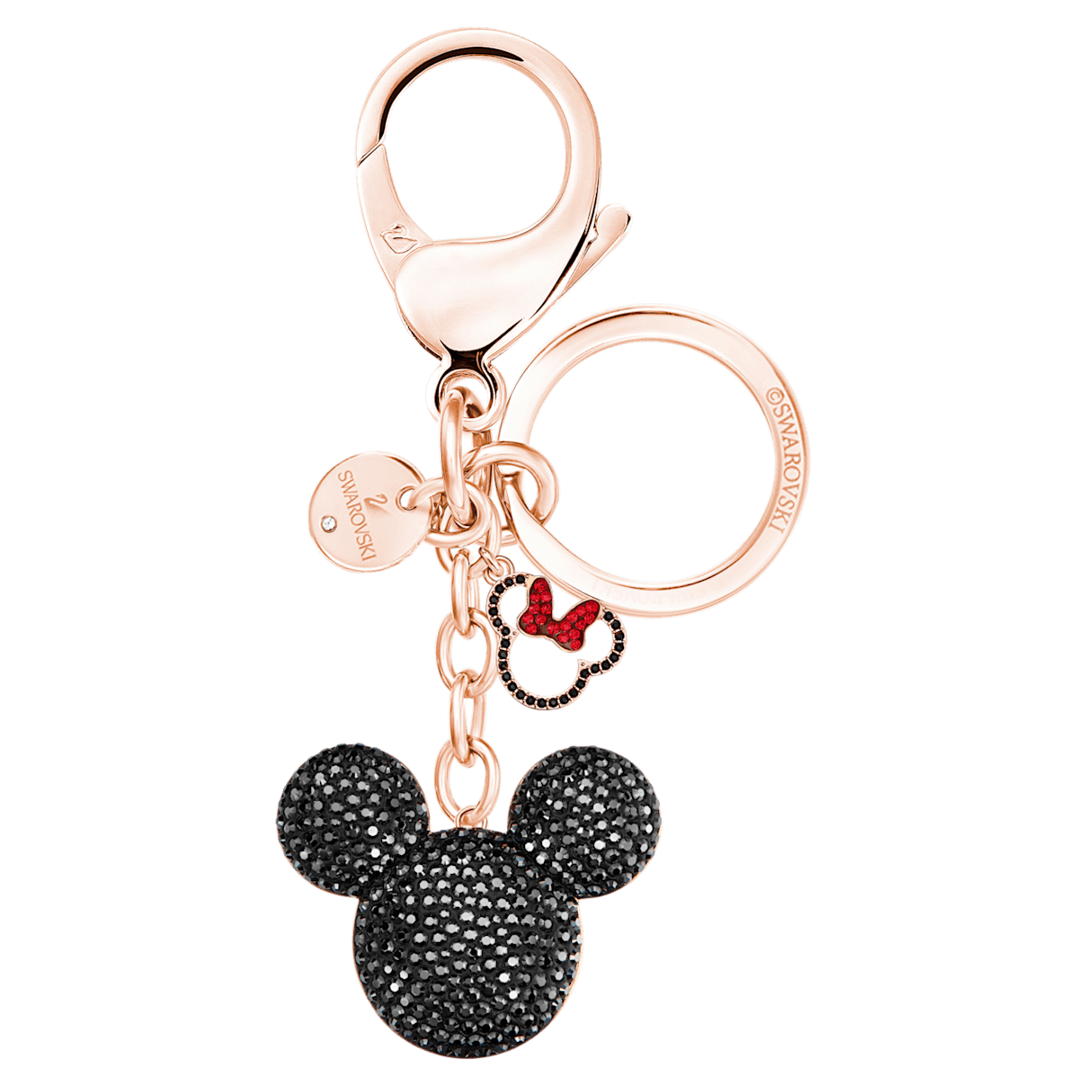

Swarovski Mickey バッグチャーム, ブラック, ミックス・コーティング