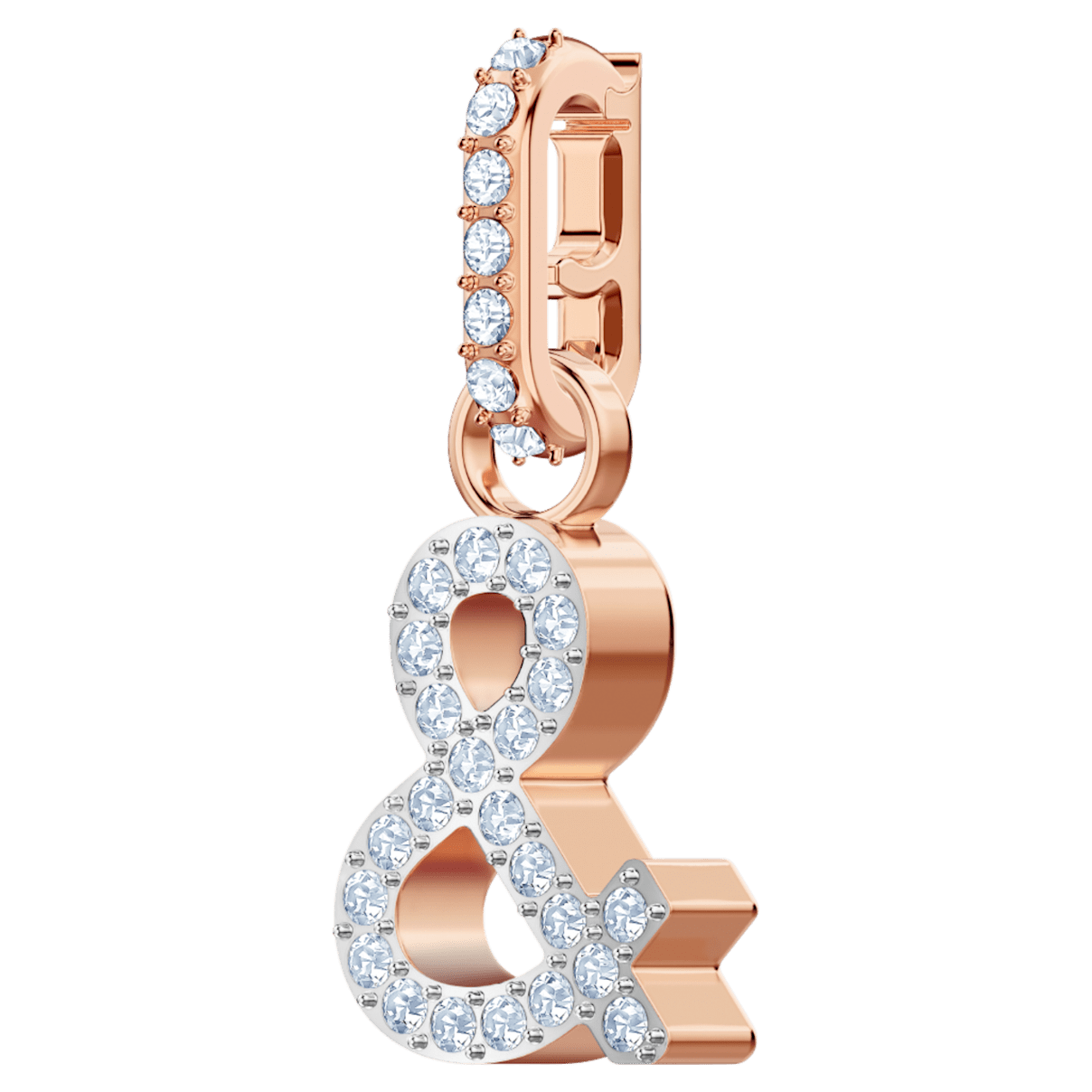 

Swarovski Remix Collection & Charm, 白色, 镀玫瑰金色调