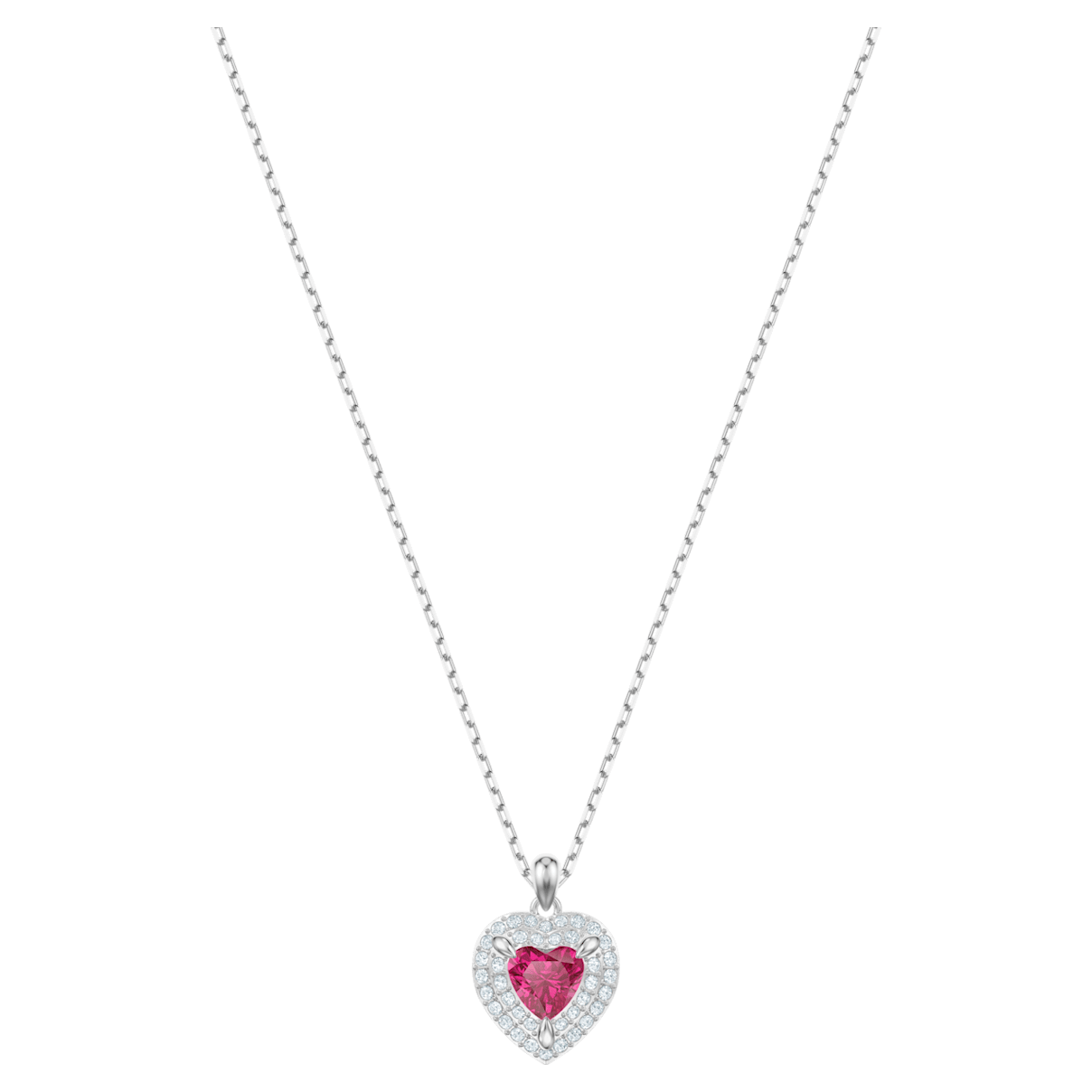 

Swarovski Wisiorek One, czerwony, powlekany rodem