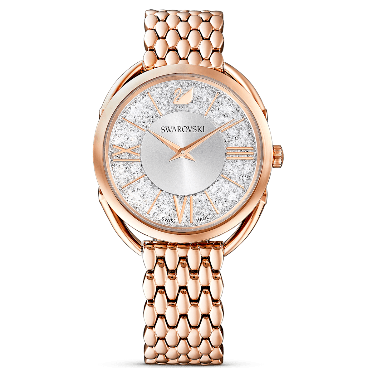 

Swarovski Crystalline Glam 워치, 스위스 메이드, 메탈 브레이슬릿, 로즈골드 톤, 로즈 골드 톤 피니시