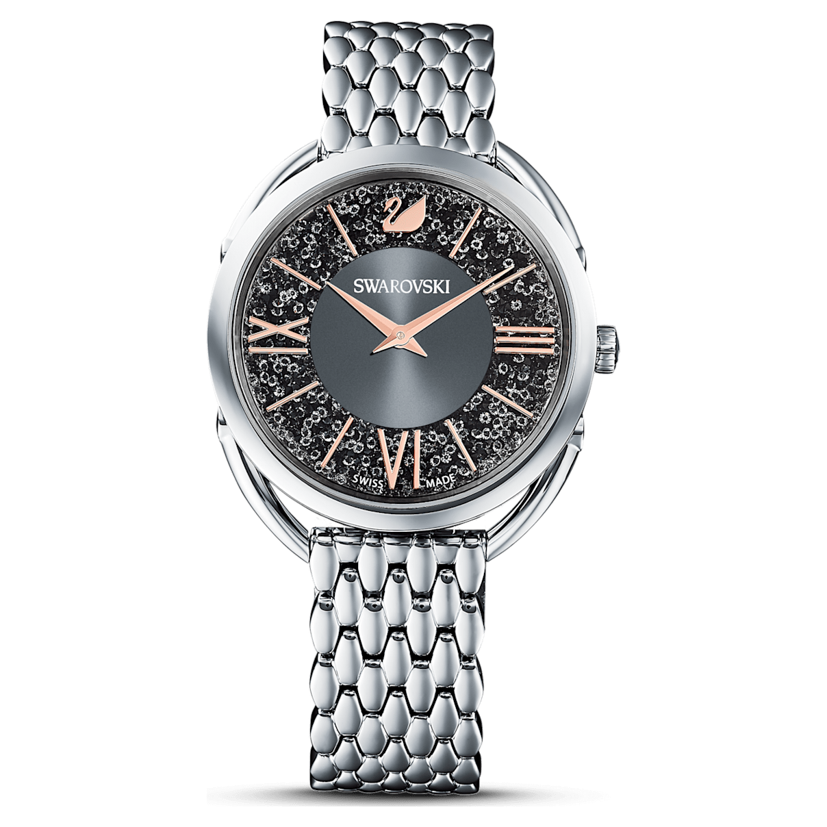 

Swarovski Crystalline Glam watch, Metal bracelet, Gray, Stainless steel