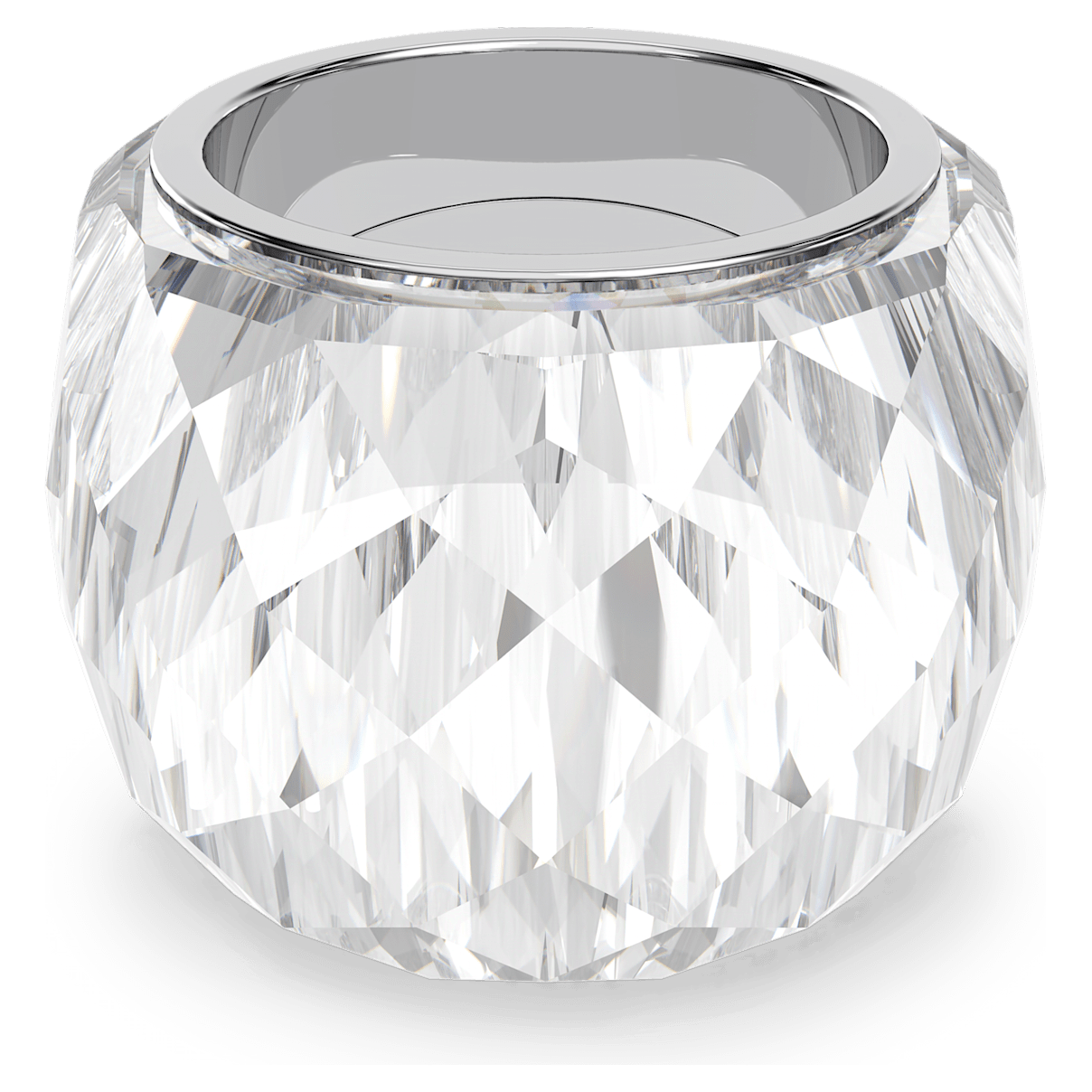 

Swarovski Nirvana 링, 실버 톤, 스테인리스 스틸