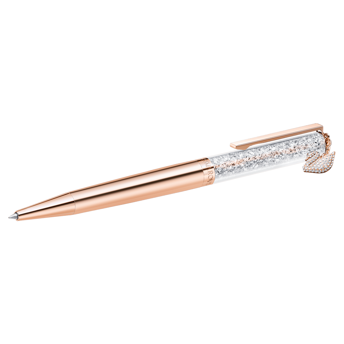 

Swarovski Crystalline 圆珠笔, 天鹅, 玫瑰金色调, 镀玫瑰金色调