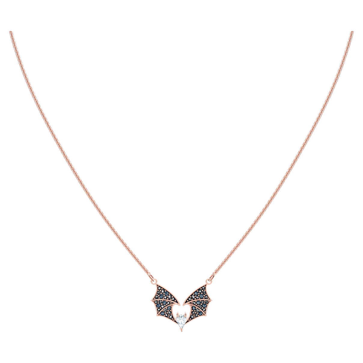 

Swarovski Prosperity 项链, 蝙蝠, 流光溢彩, 镀玫瑰金色调
