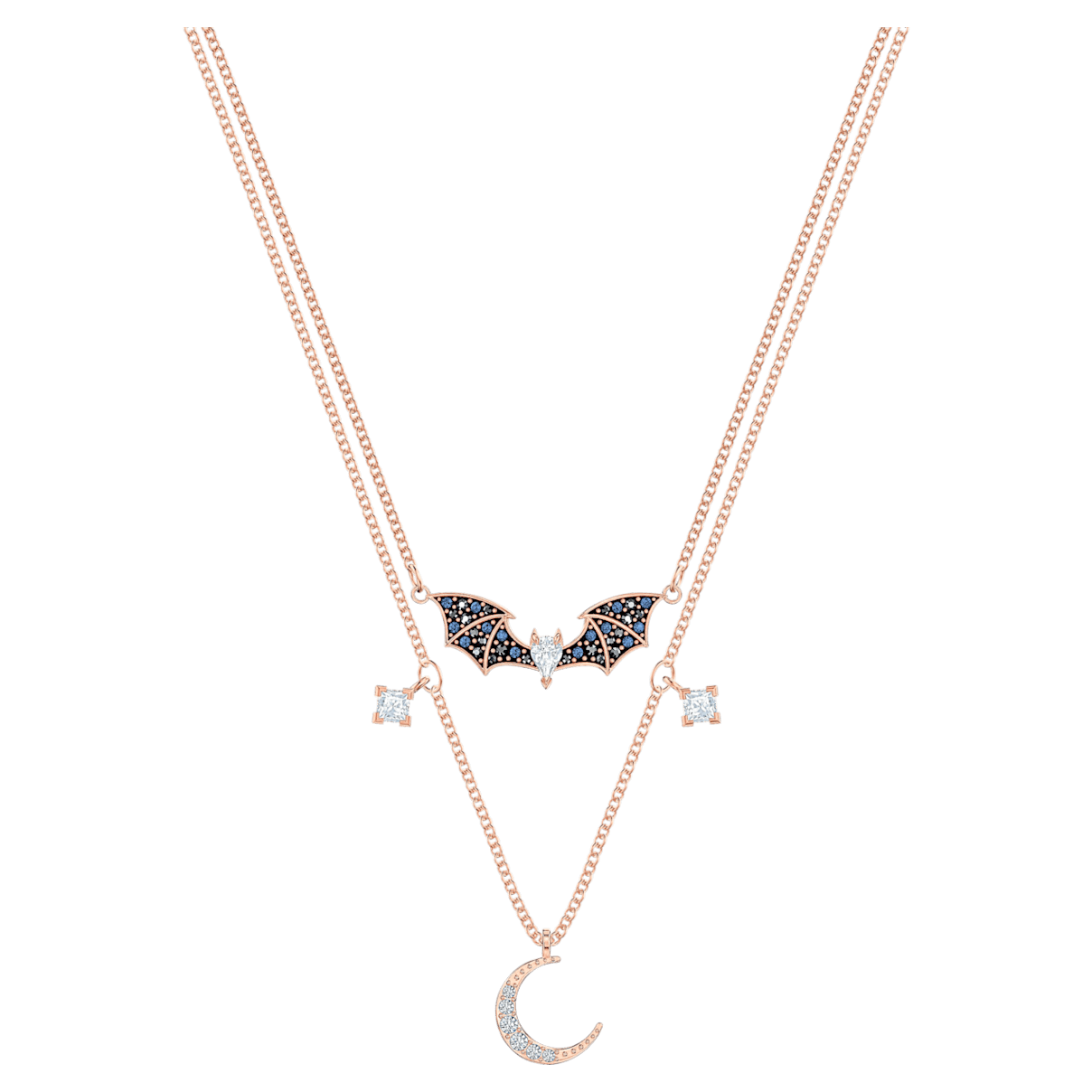 

Swarovski Prosperity Necklace, Multi-coloured, Rose-gold tone plated