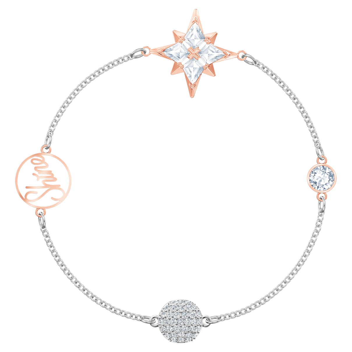 

Swarovski Łańcuszek Star z kolekcji Remix, wielokolorowy, różnobarwne metale