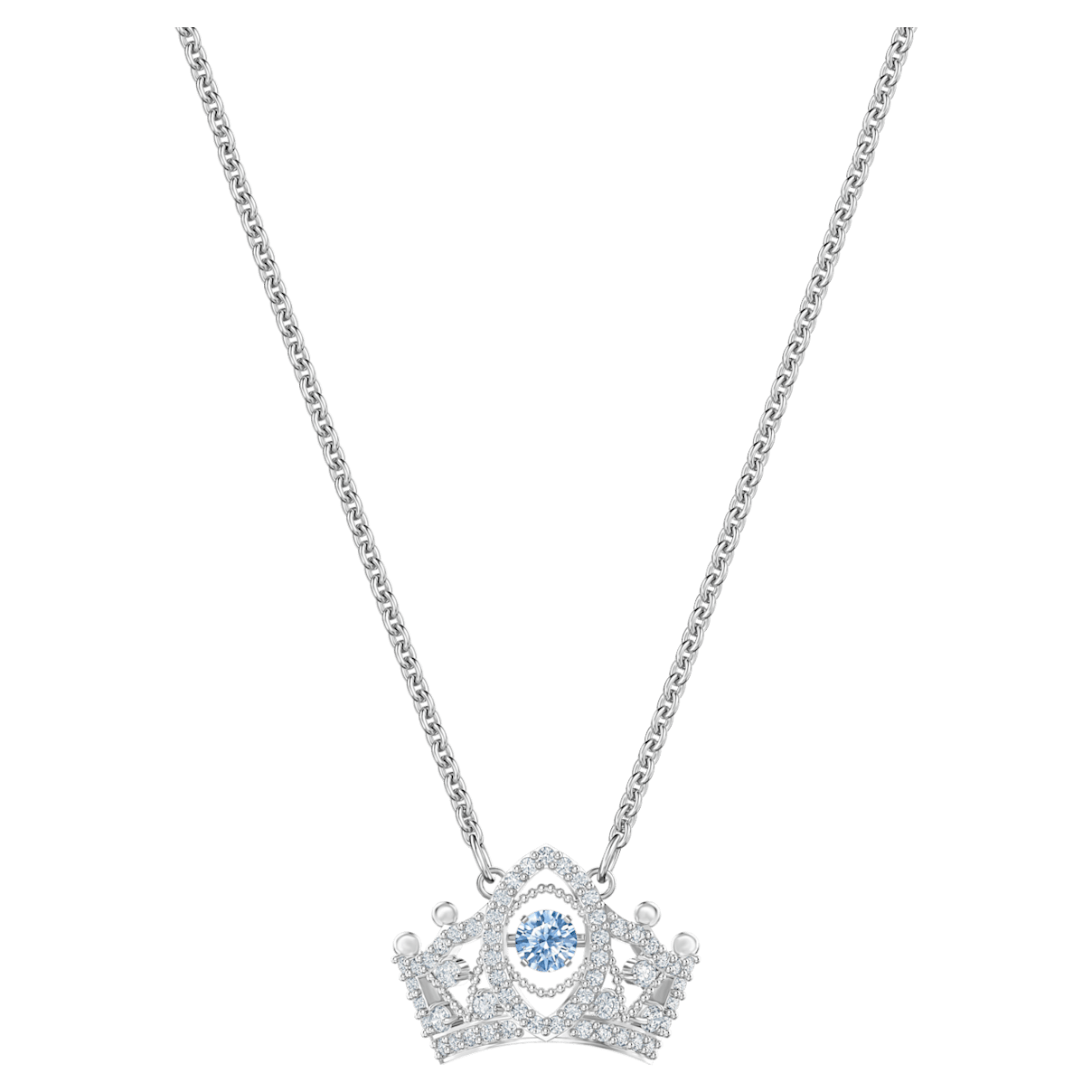 

Swarovski Bee A Queen pendant, Blue, Rhodium plated