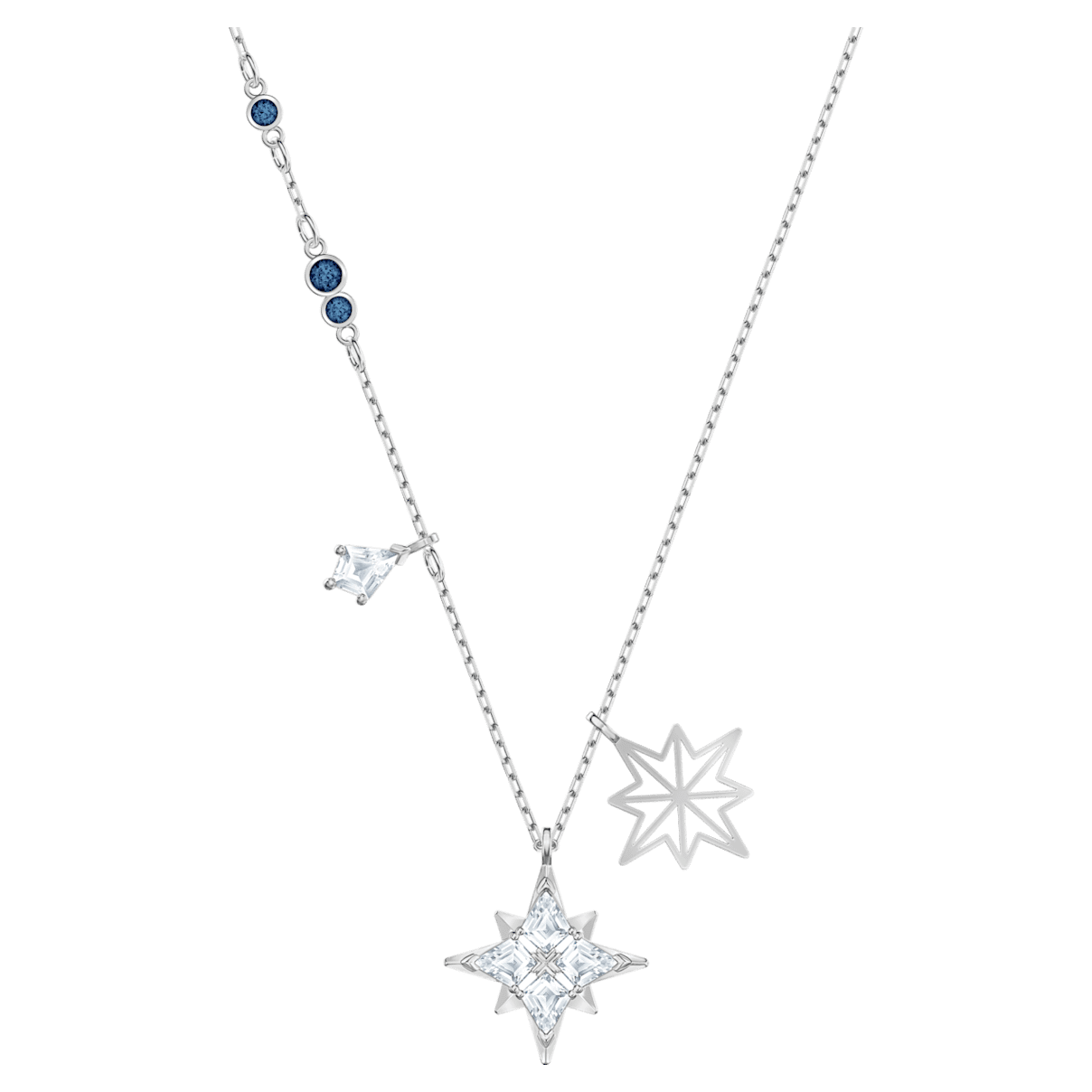 

Swarovski Symbolic 链坠, 星星, 白色, 镀铑