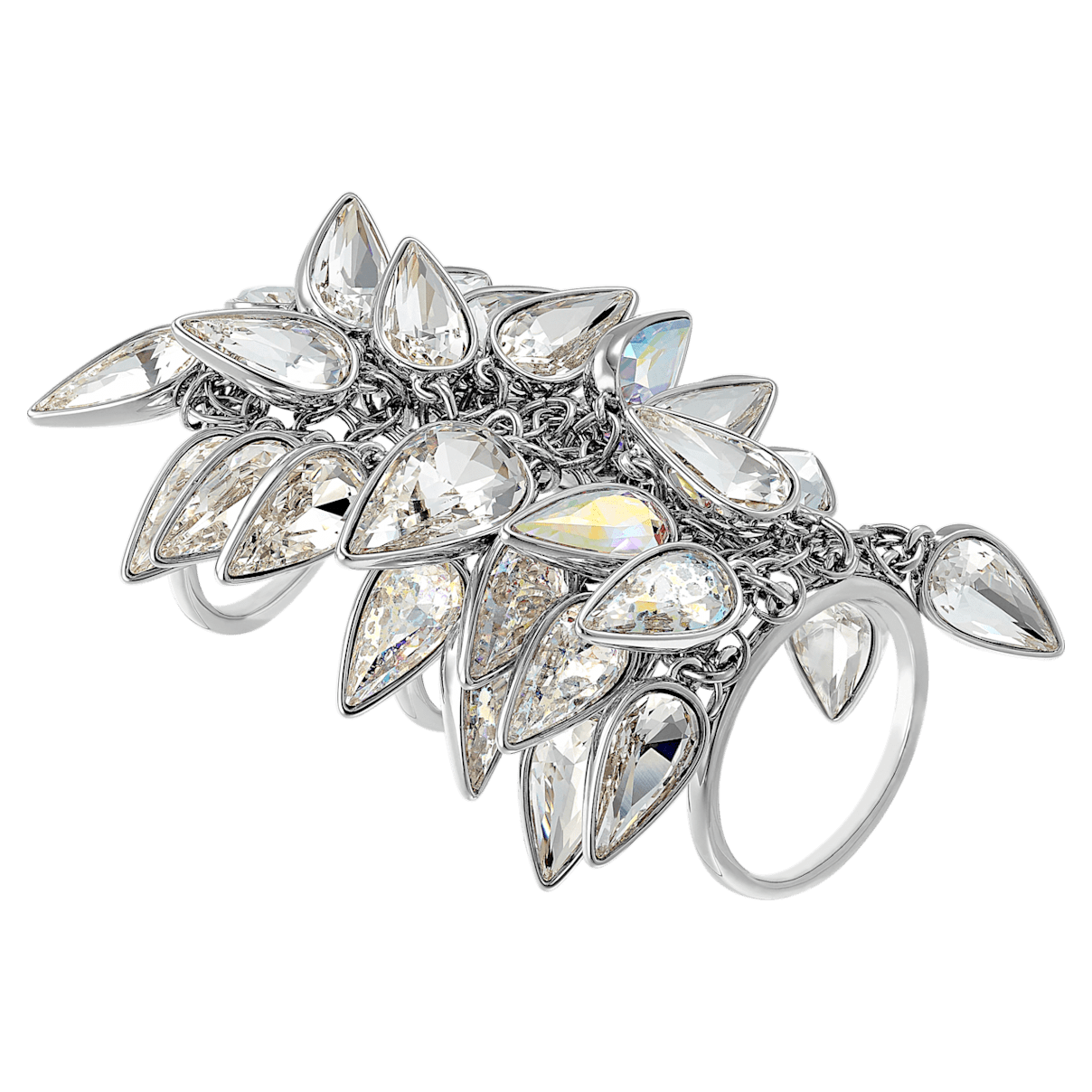 

Swarovski Pierścionek koktajlowy Polar Bestiary, Różnokolorowy, Powłoka z rodu