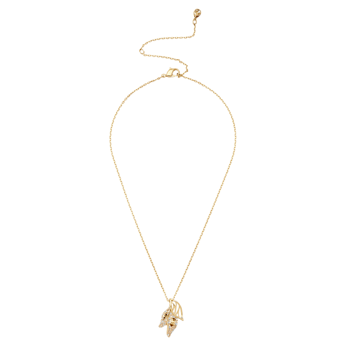 

Swarovski Wisiorek Graceful Bloom, brązowy, w odcieniu złota