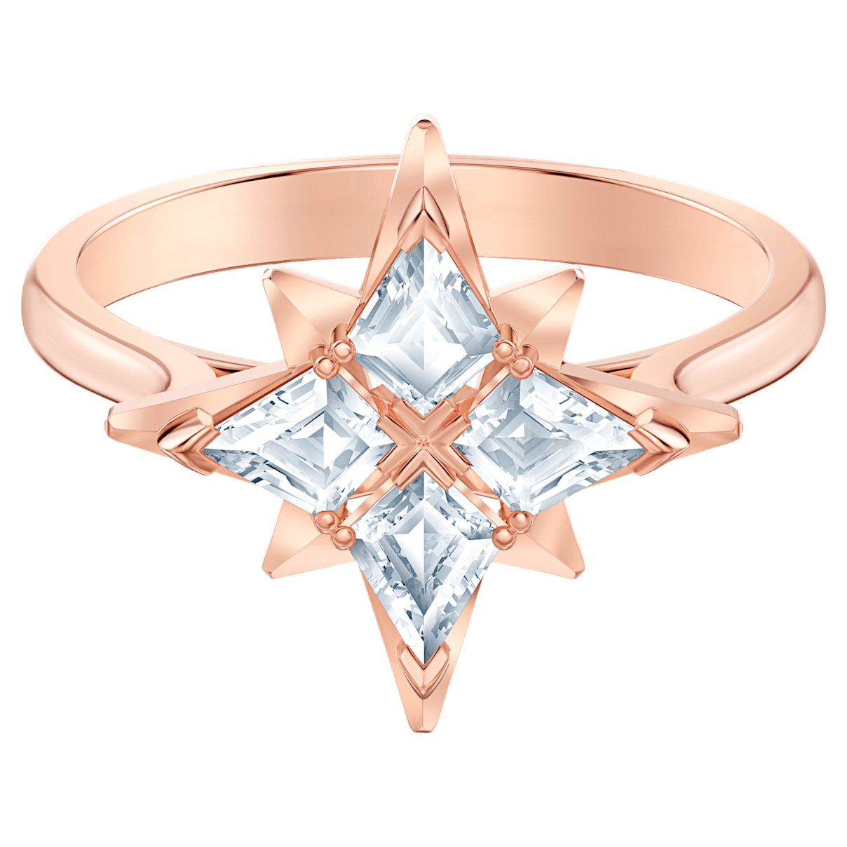 

Swarovski Pierścionek Symbolic, Gwiazda, 58, Biały, Powłoka w odcieniu różowego złota