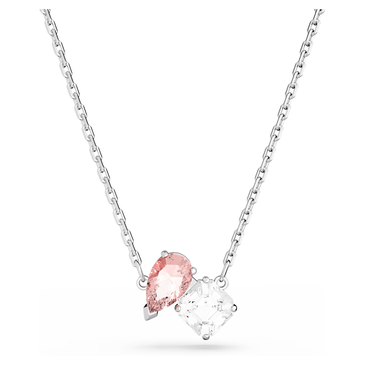 

Swarovski Attract Soul necklace, Pink, Rhodium plated