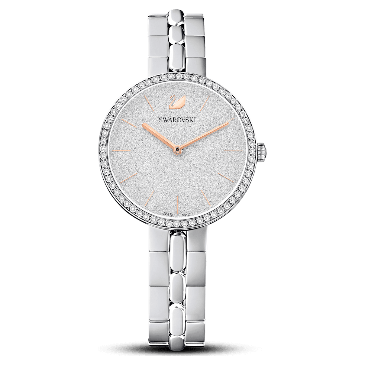 

Swarovski Cosmopolitan 腕表, 瑞士制造, 金属手链, 银色, 不锈钢