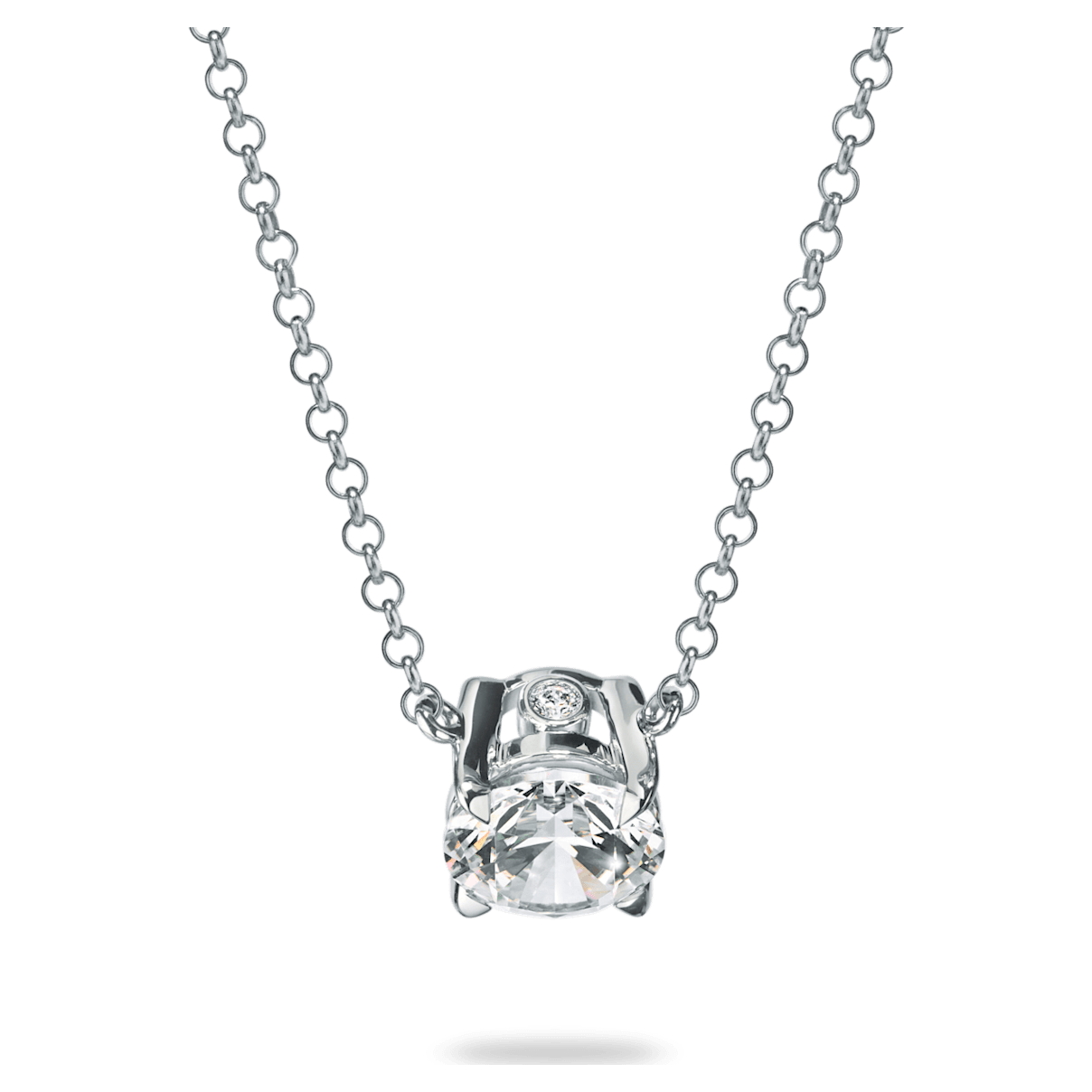 

Swarovski Eternity pendant, Diamond TCW 0.13 carat, 18K white gold