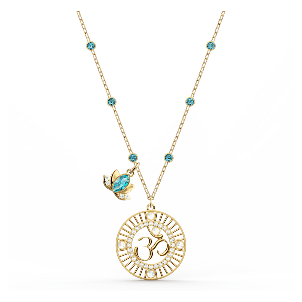 

Swarovski Symbolic ペンダント, ロータス, グリーン, ゴールドトーン・プレーティング