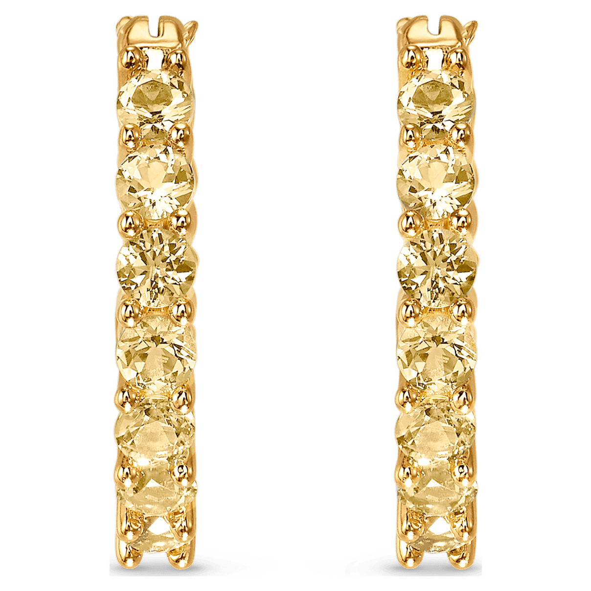 

Swarovski Anneaux d'oreilles Vittore, Ton doré, Placage de ton or