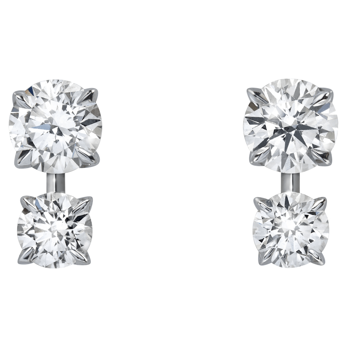 

Swarovski Intimate stud earrings, Diamond TCW 0.55 carat, 18K white gold