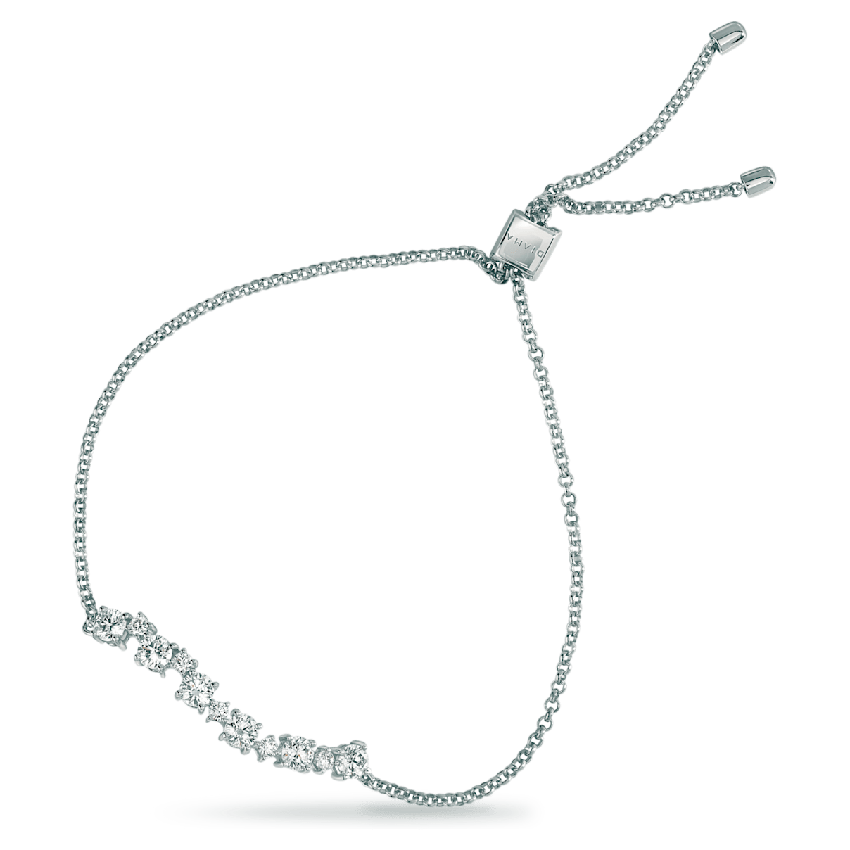 

Swarovski Intimate bracelet, Diamond TCW 0.97 carat, 18K white gold