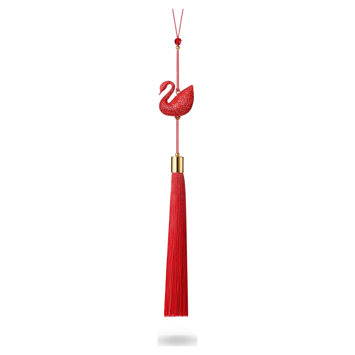 

Swarovski Red Swan Ornament