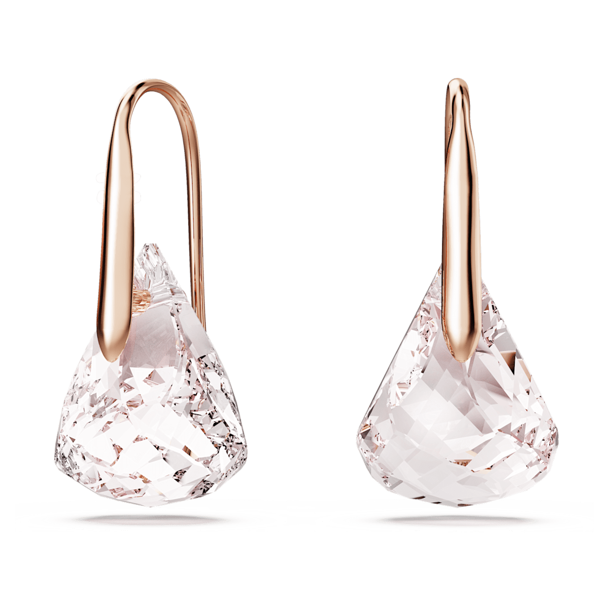 

Swarovski Lunar 水滴形耳环, 粉红色, 镀玫瑰金色调
