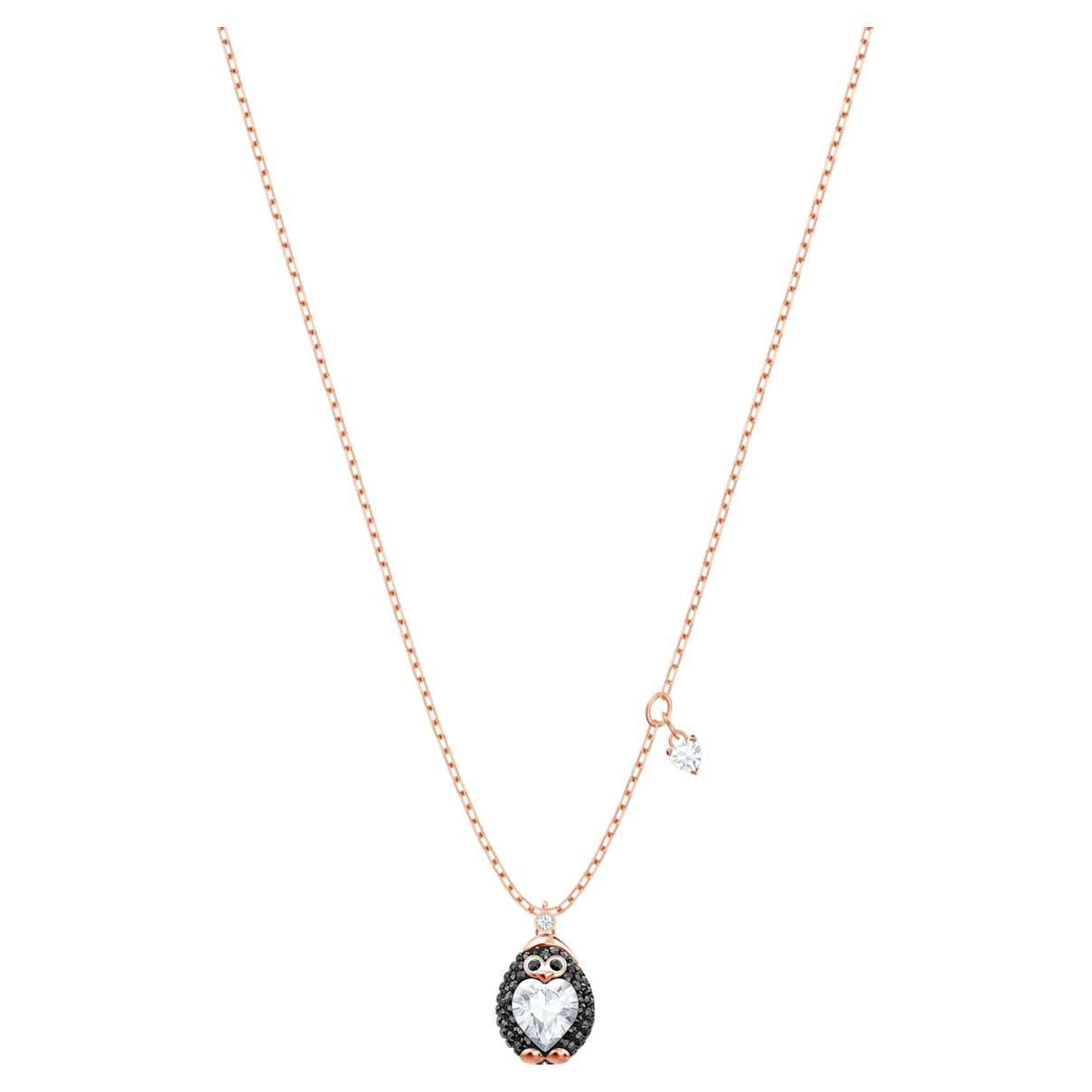 

Swarovski Little Penguin Anhänger, Mehrfarbig, Roségold-Legierungsschicht