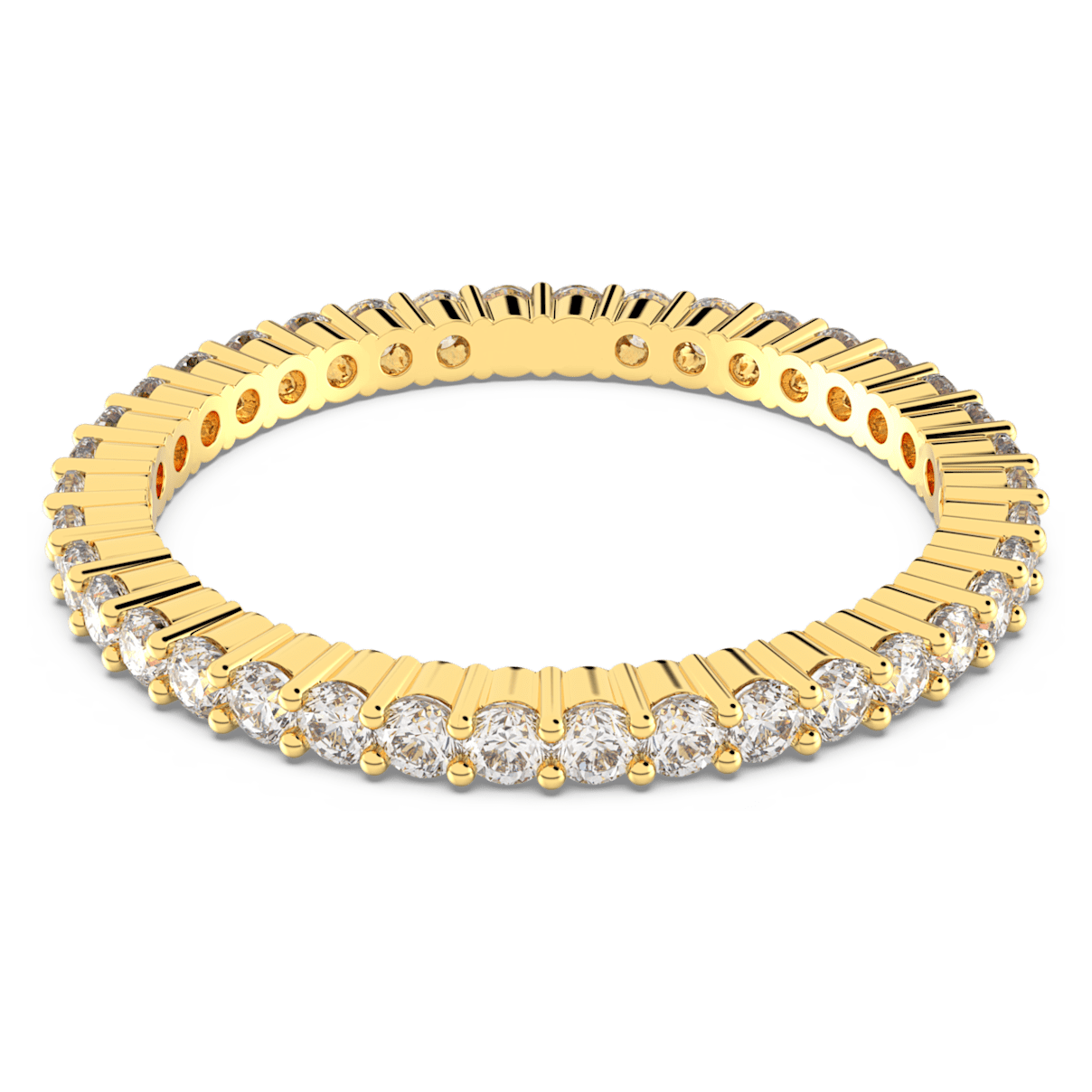 

Swarovski Pierścionek Vittore, Szlif okrągły, Biały, Powłoka w odcieniu złota