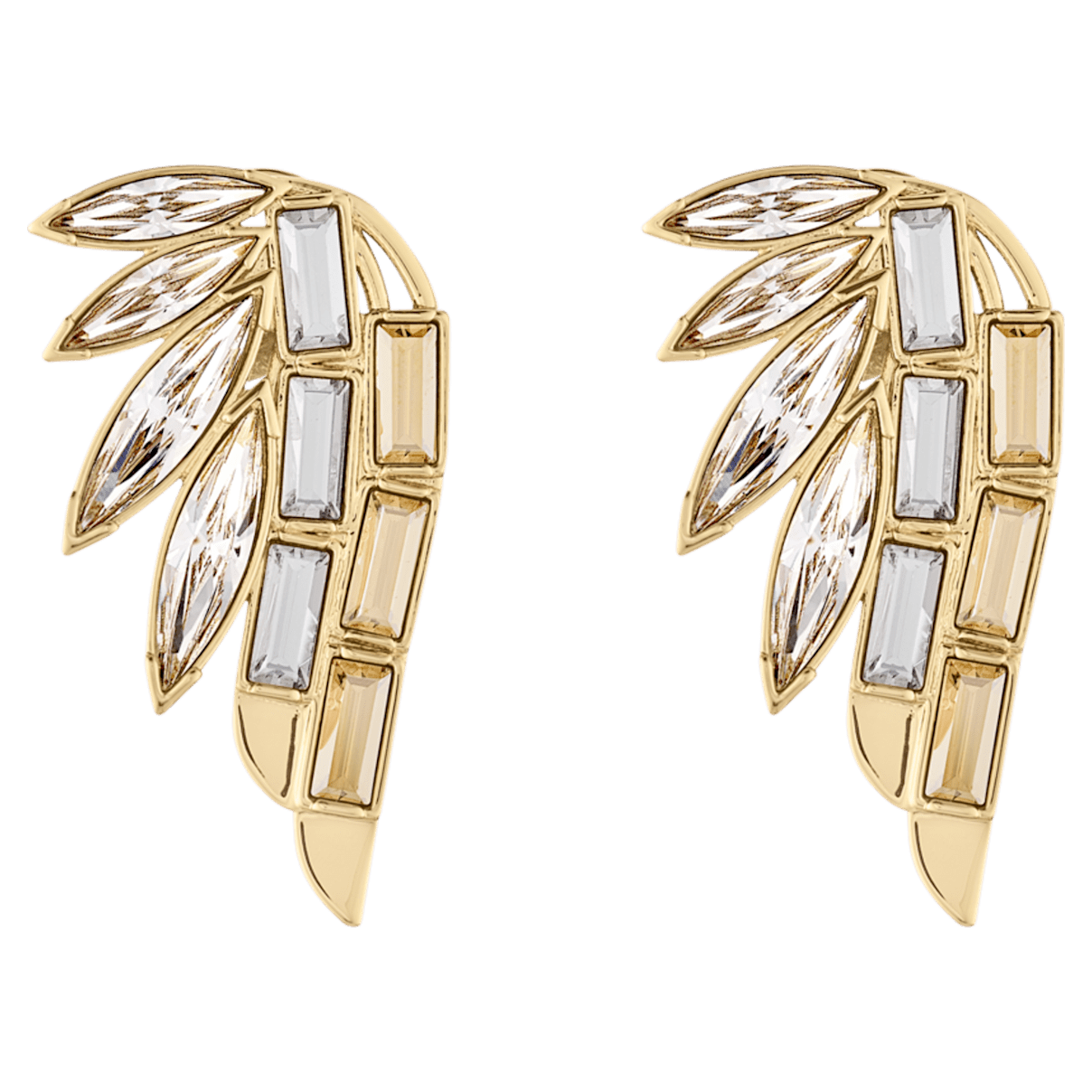 

Swarovski Wonder Woman ear cuff, White, Gold-tone plated