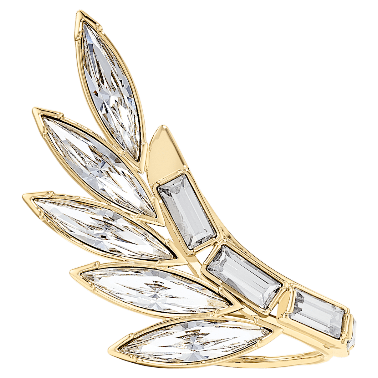 

Swarovski Wonder Woman Armour ring, White, Gold-tone plated