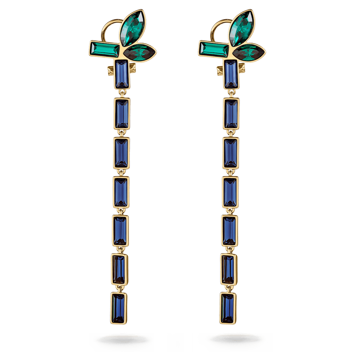 

Swarovski Beautiful Earth by Susan Rockefeller ドロップピアス, バンブー, マルチカラー, ゴールドトーン・プレーティング