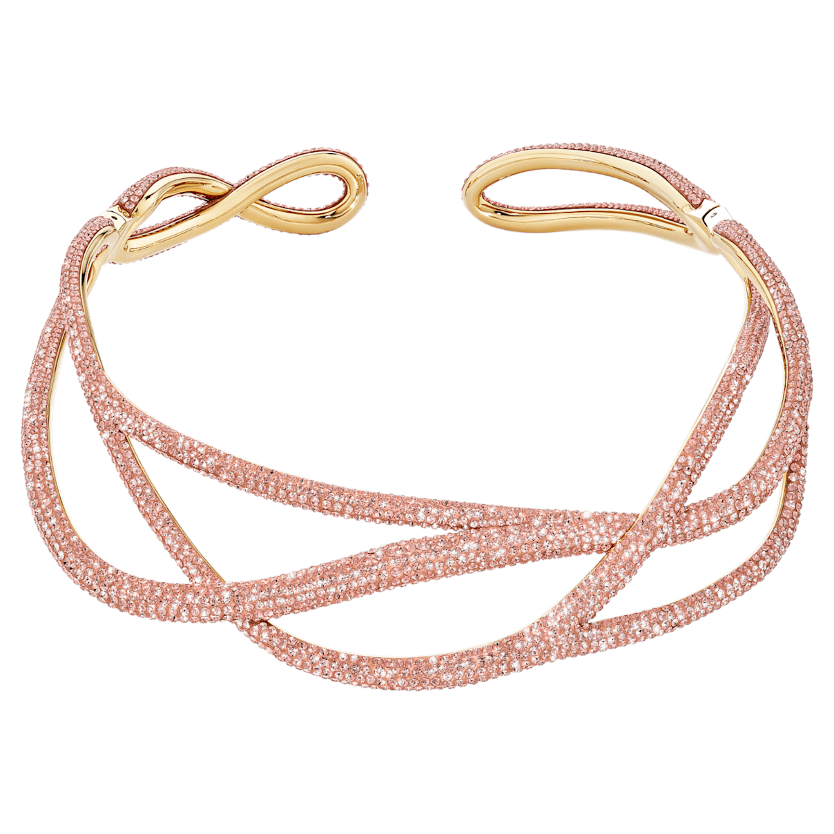 

Swarovski Tigris ネックレス, ピンク, ゴールドトーン・プレーティング