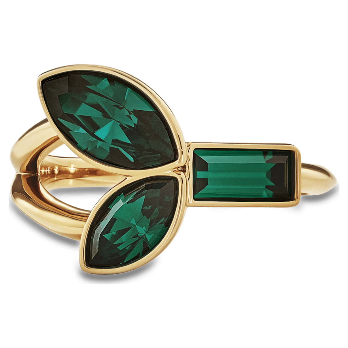

Swarovski Beautiful Earth by Susan Rockefeller ring, Bamboo, Green, Gold-tone plated