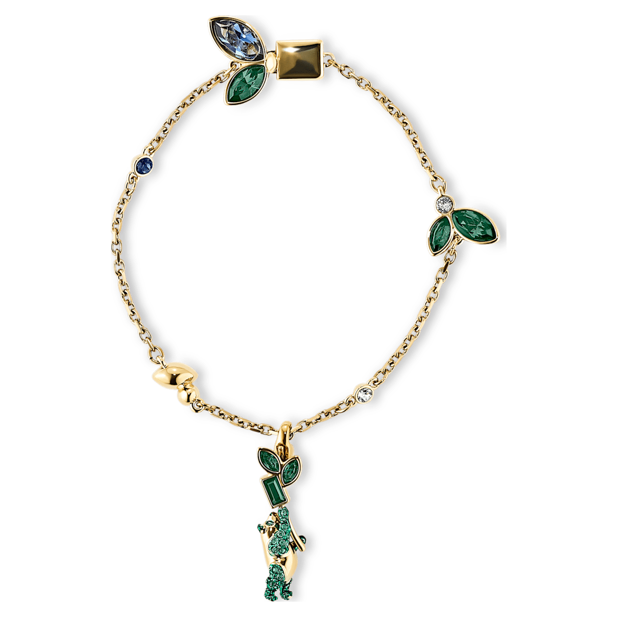 

Swarovski Beautiful Earth by Susan Rockefeller 手链, 熊猫和竹子, 流光溢彩, 镀金色调