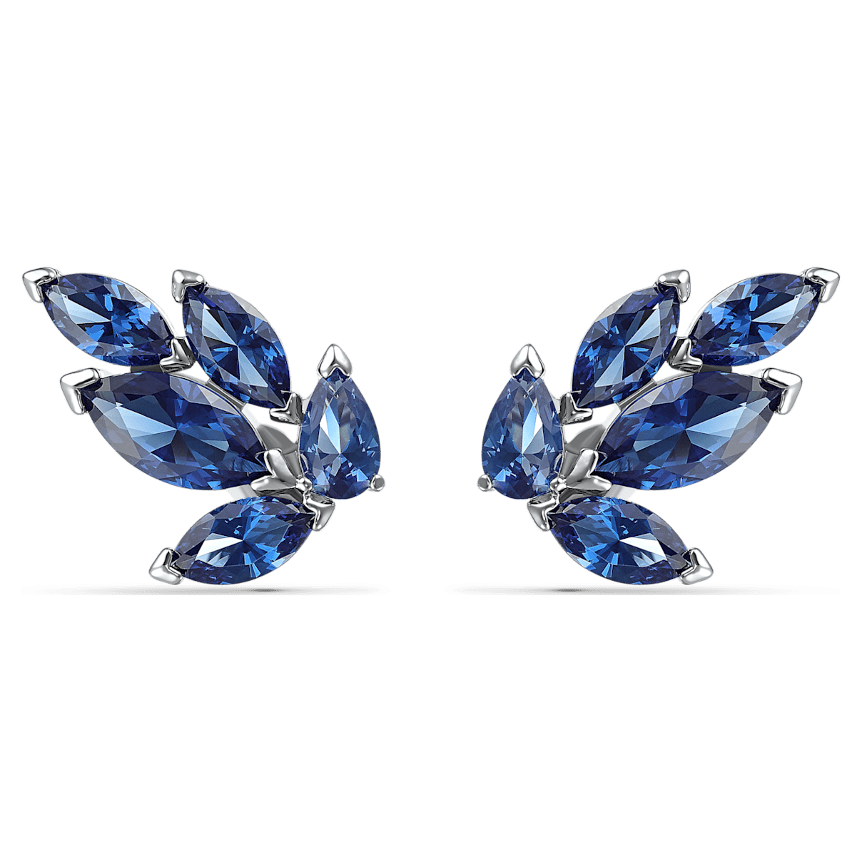 

Swarovski Kolczyki sztyftowe Louison, niebieskie, powlekane rodem