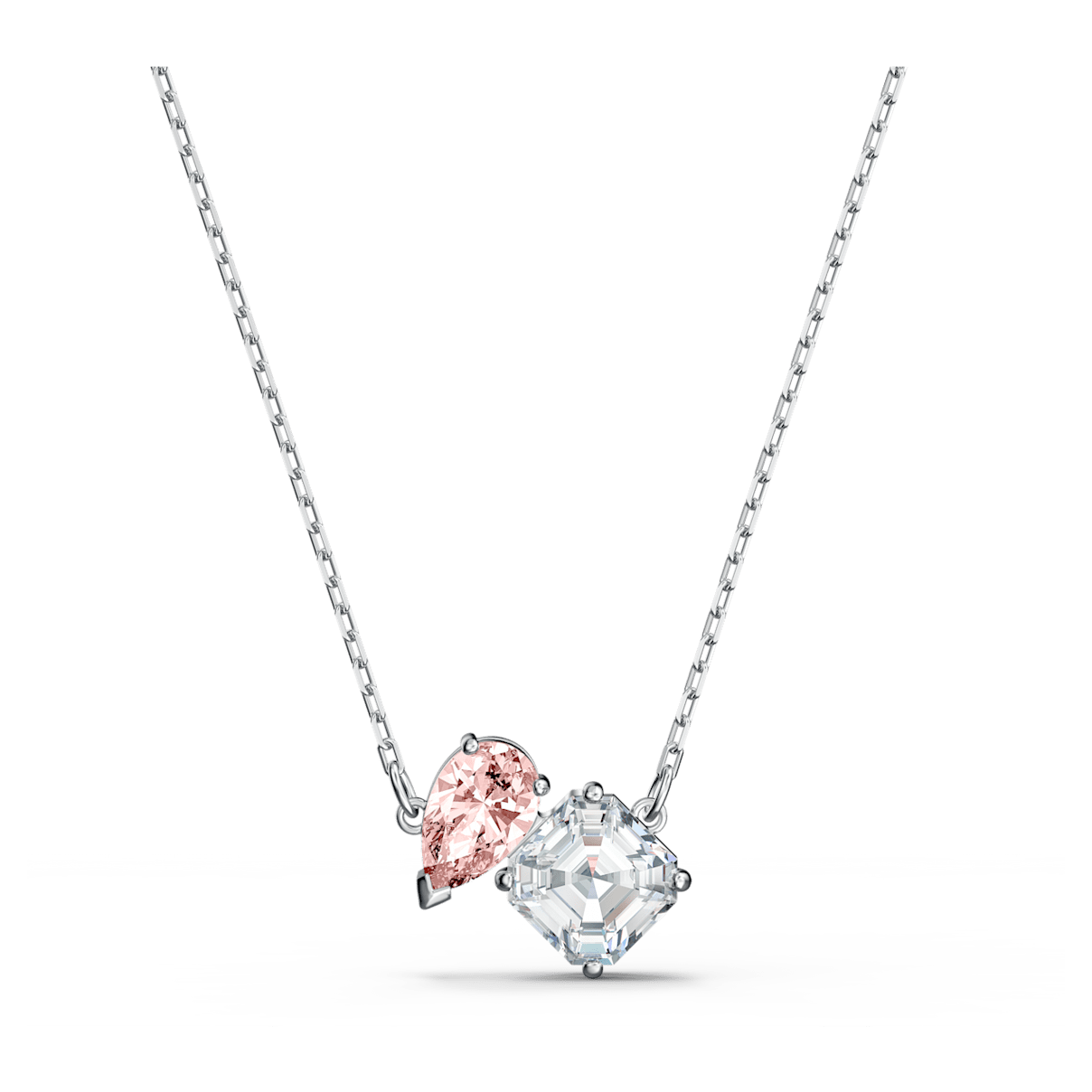 

Swarovski Attract Soul 项链, 粉红色, 镀铑