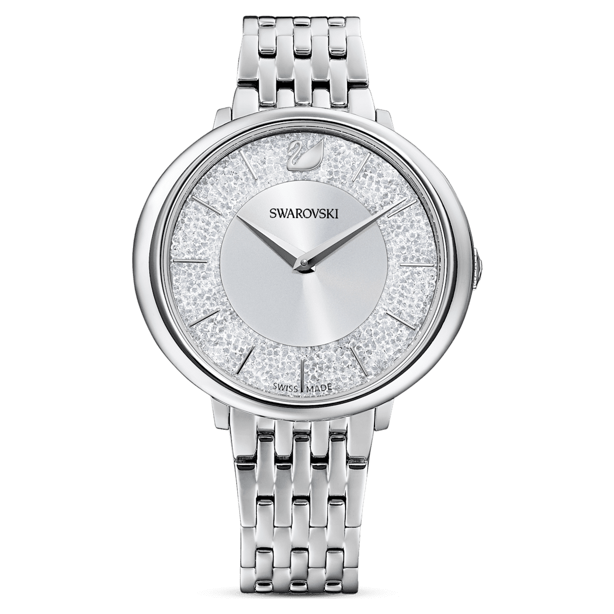 

Swarovski Crystalline Chic 腕表, 瑞士制造, 金属手链, 银色, 不锈钢