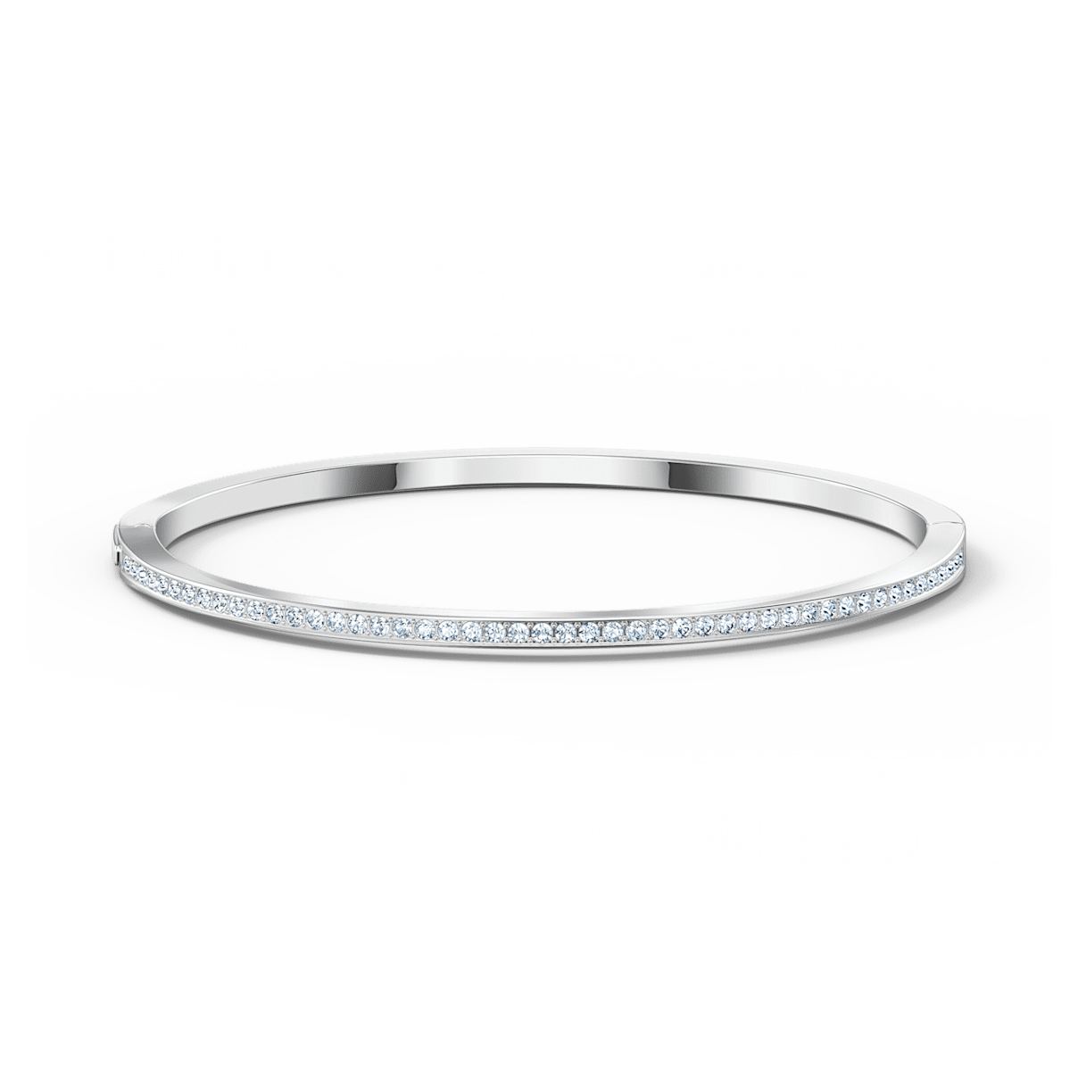 

Swarovski Rare bangle, White, Rhodium plated