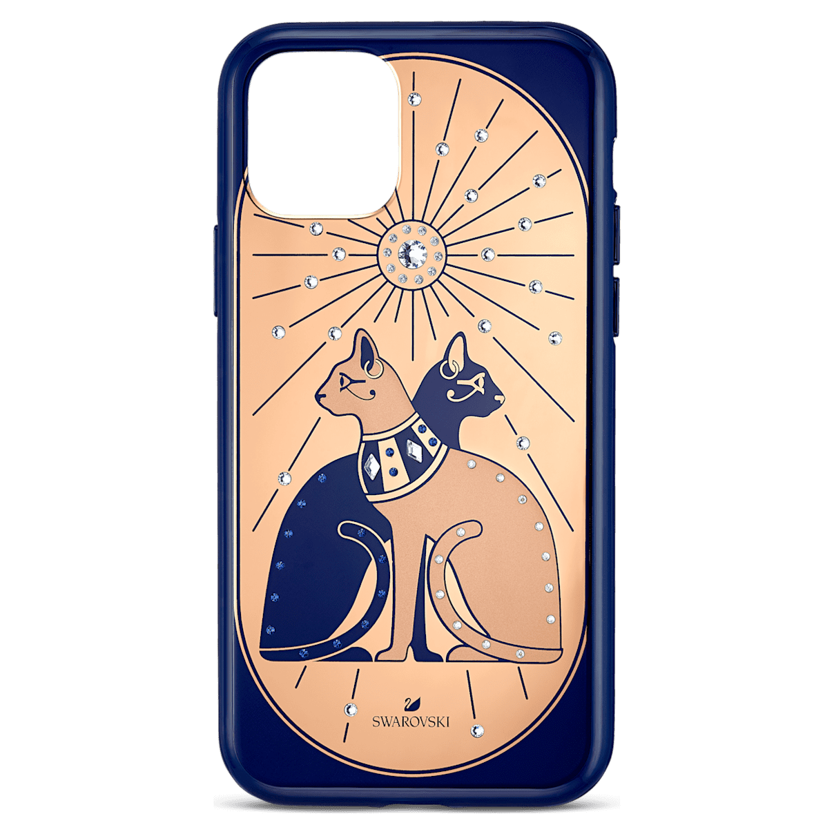 

Swarovski Theatrical smartphone case, Cat, iPhone® 11 Pro, Multicoloured
