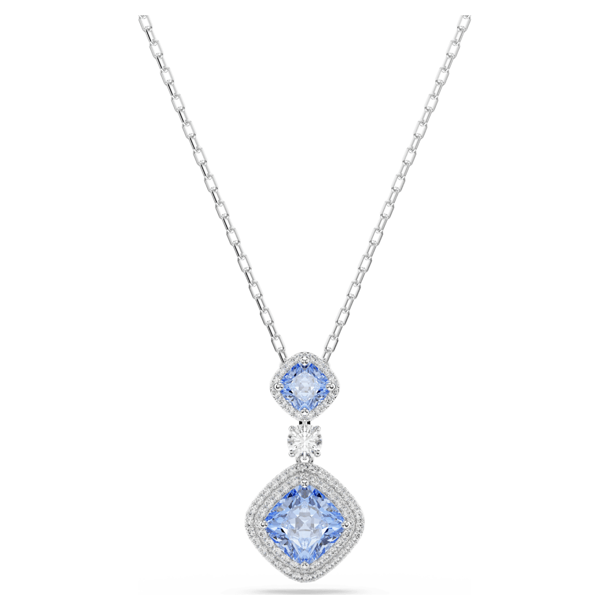

Swarovski Angelic 네크리스, 블루, 로듐 플래팅
