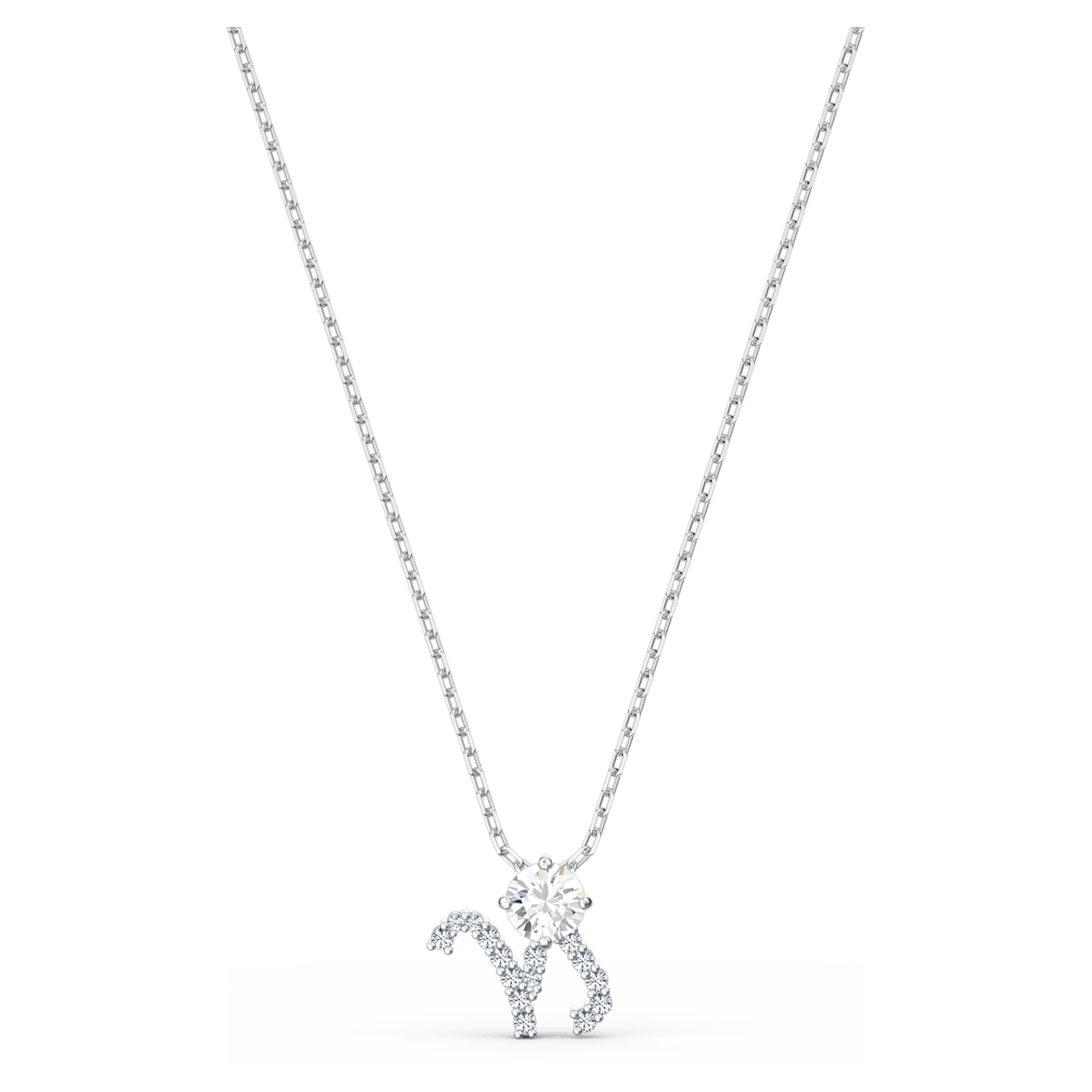 

Swarovski Zodiac II pendant, Capricorn, White, Mixed metal finish