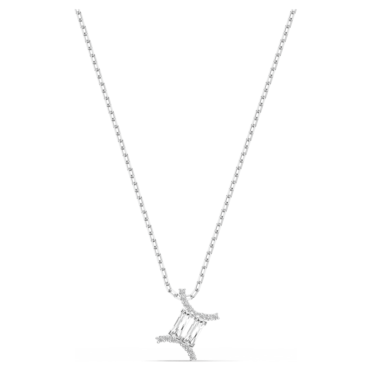 

Swarovski Zodiac II pendant, Gemini, White, Mixed metal finish