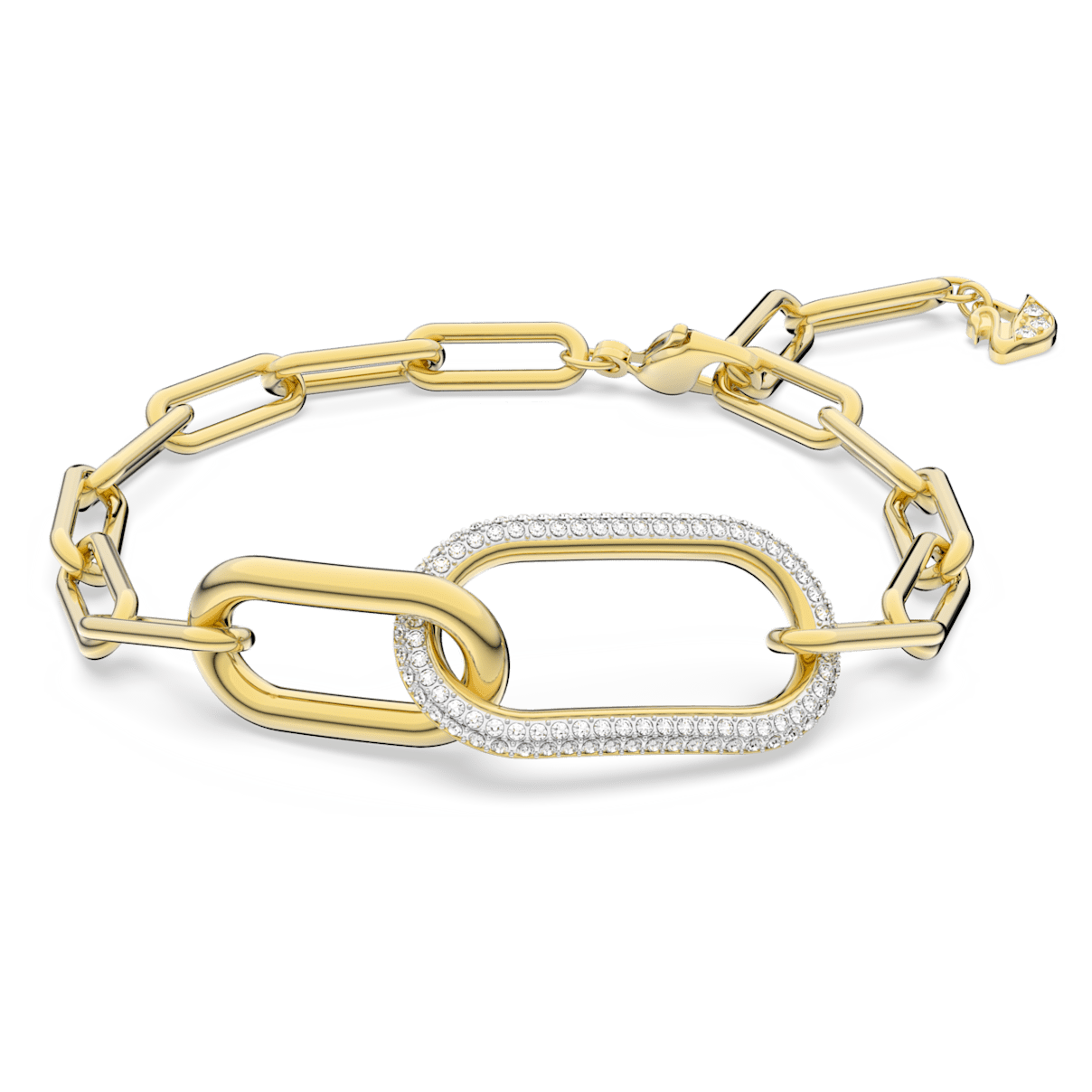 

Swarovski Time 手链, 白色, 混合金属润饰