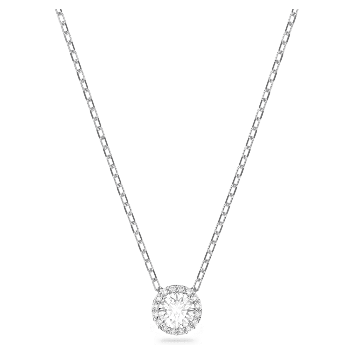 

Swarovski Angelic 链坠, 圆形切割, 白色, 镀铑