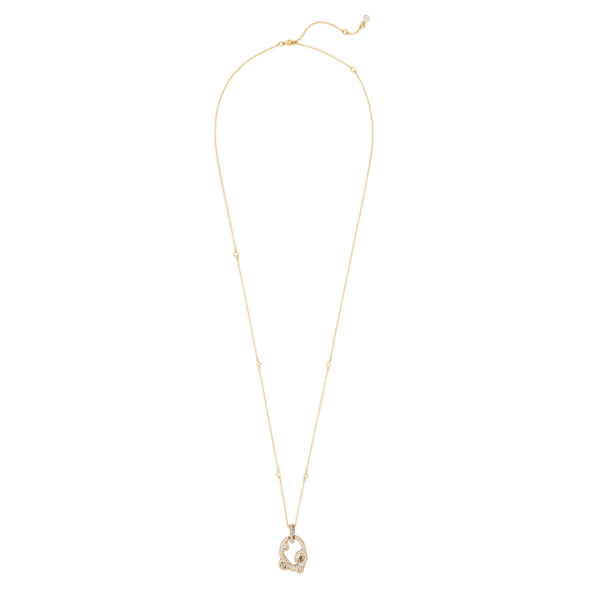 

Swarovski Tigris Anhänger, Wassertropfen, Grau, Goldlegierungsschicht