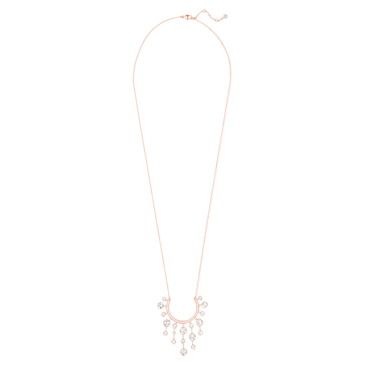 

Swarovski Theater pendant, White, Rose gold-tone plated