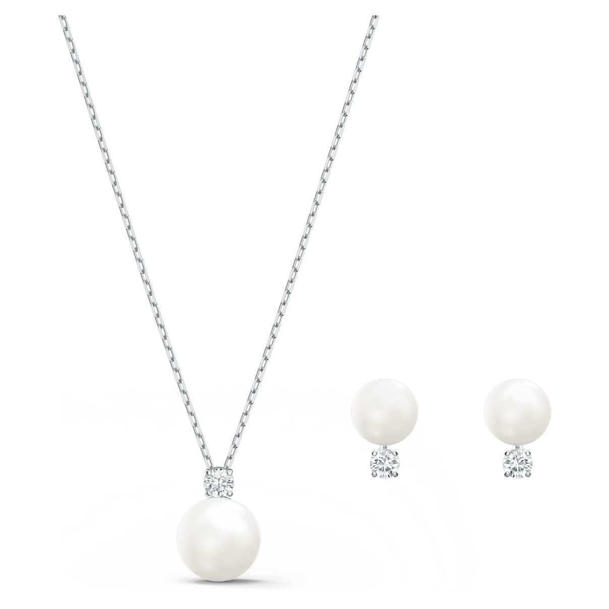 

Swarovski Treasure jewelry other, White, Rhodium plated