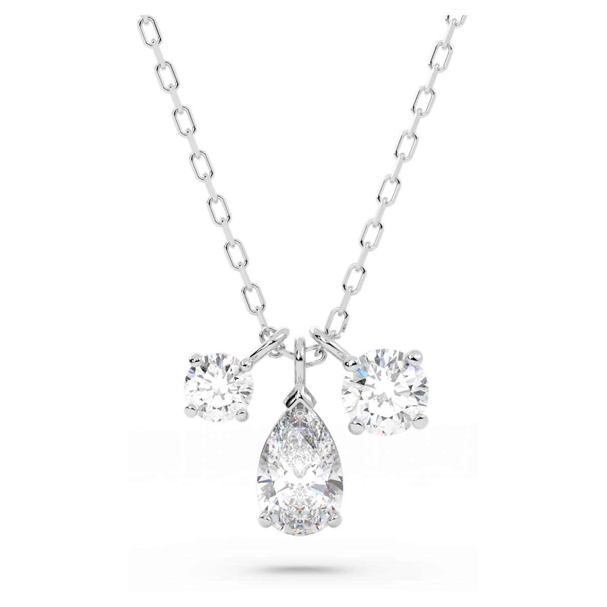 

Swarovski Attract 链坠, 混合切割, 集群, 白色, 镀铑