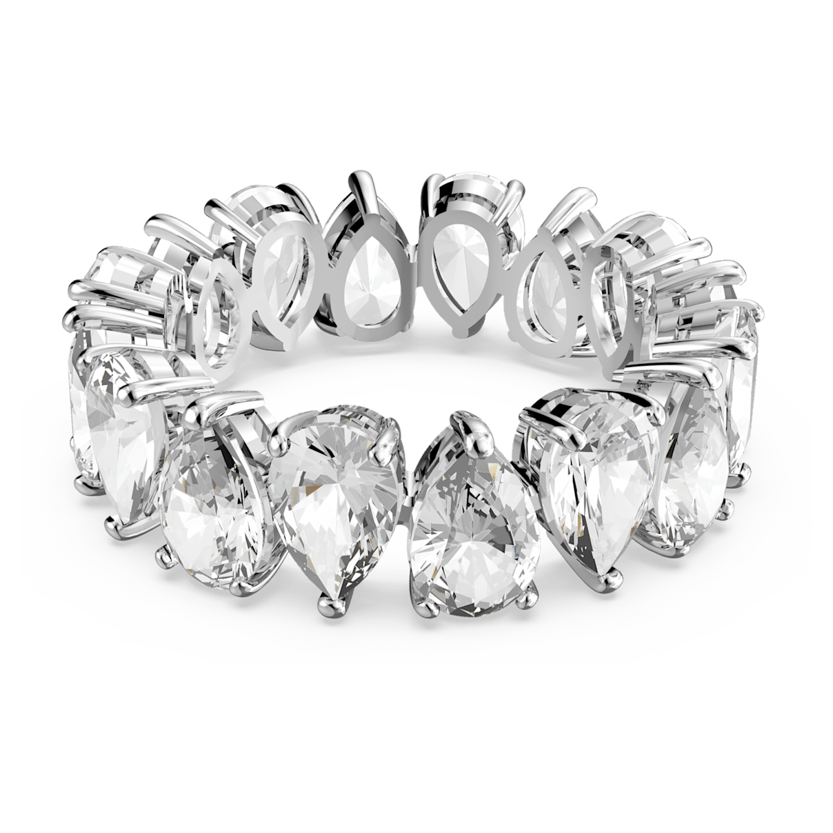 

Swarovski Vittore 戒指, 水滴切割, 白色, 镀铑